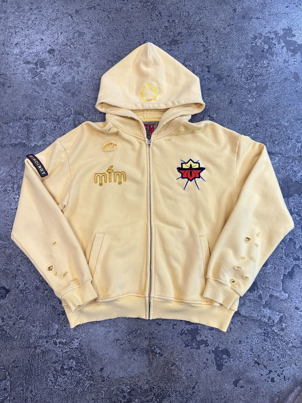 murd333r.fm Murd333r.fm Special Ops Yellow Zip Up Size US XL / EU 56 / 4 - 12 Thumbnail