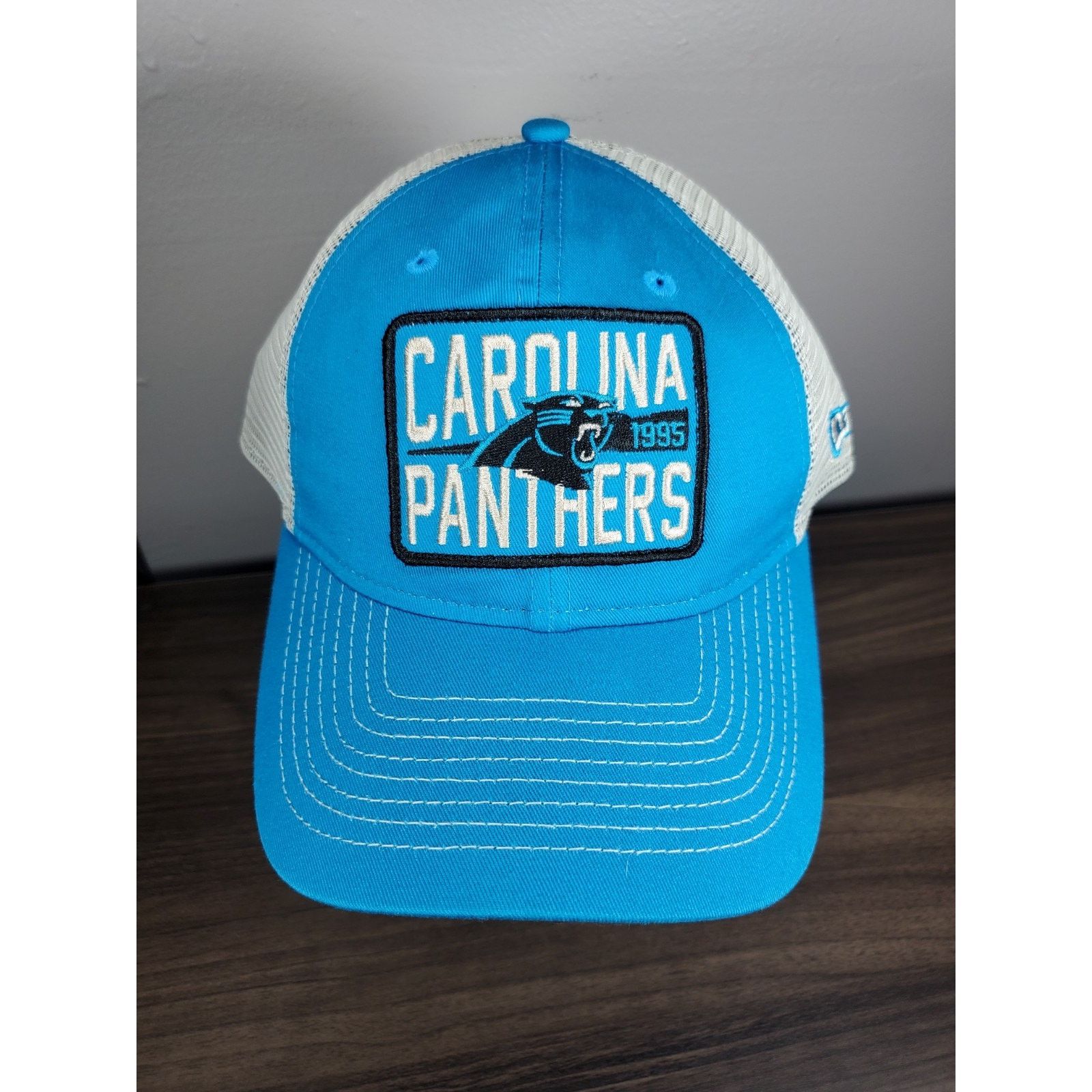 NFL × New Era Carolina Panthers 9Twenty Mesh Trucker Hat Snapback Cap NFL Size ONE SIZE - 2 Thumbnail