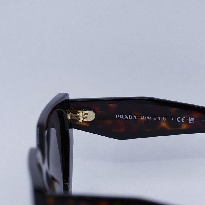 Prada Prada PR15WS 24B40L Sunglasses Dark Havana/Black Square Size ONE SIZE - 5 Thumbnail