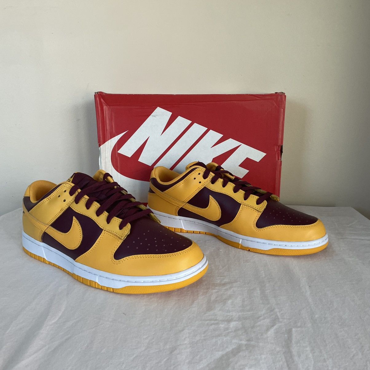 Nike Nike Dunk Low Arizona State University Gold Mens US Size 13 Size US 13 / EU 46 - 4 Thumbnail