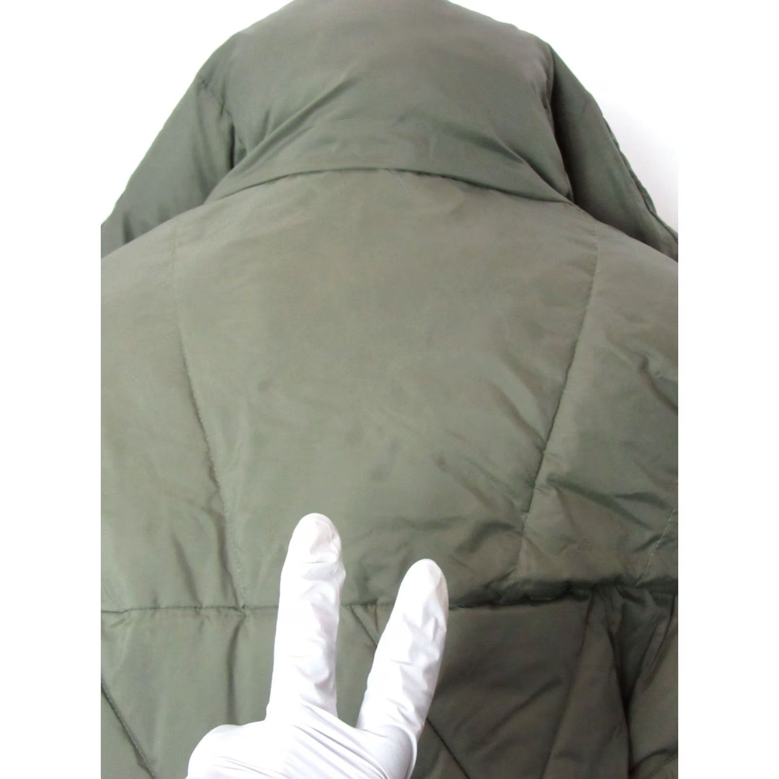 Vintage ESQUALO Military Green Puffer Jacket Snap Button Womens Size 6 Size M / US 6-8 / IT 42-44 - 6 Thumbnail