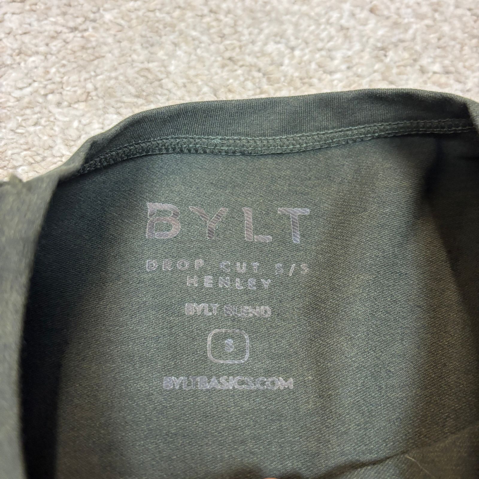 Other NWT Bylt Drop Cut Drop Sleeve Henley Shirt Men's Small Size US S / EU 44-46 / 1 - 6 Thumbnail