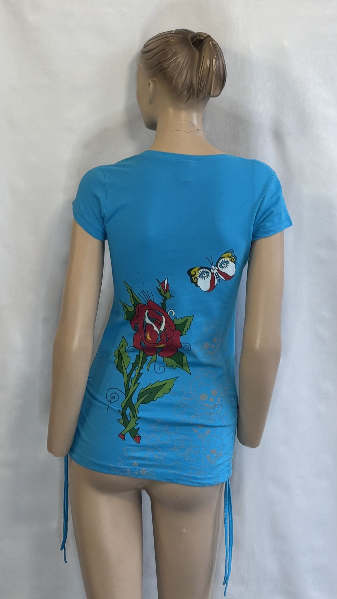 Ed Hardy Ed Hardy Blue T-shirt Size M Size M / US 6-8 / IT 42-44 - 2 Thumbnail
