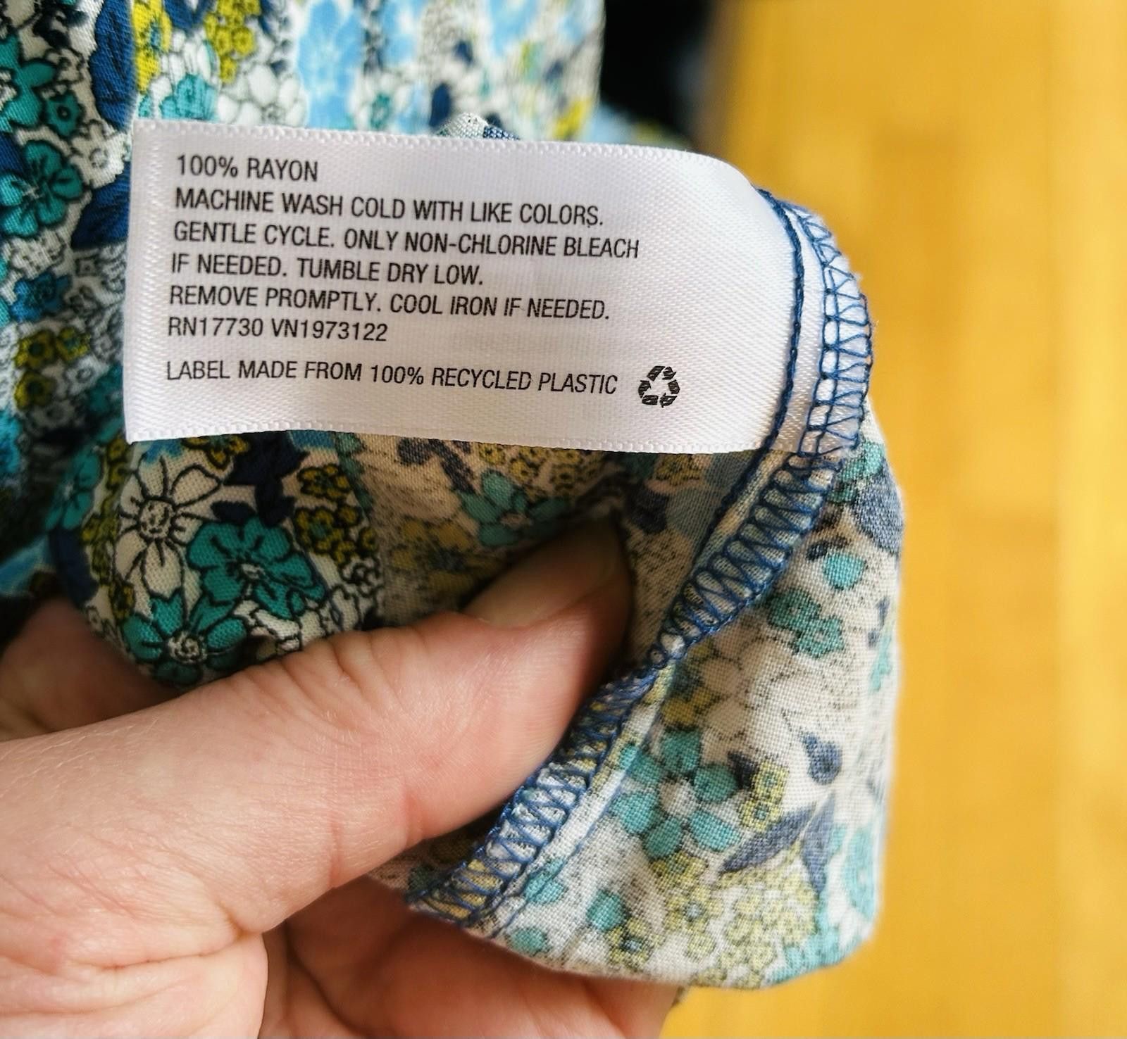 Other Wild Fable Never Worn Floral 100% Rayon Sun Dress Sz M Size M / US 6-8 / IT 42-44 - 5 Thumbnail