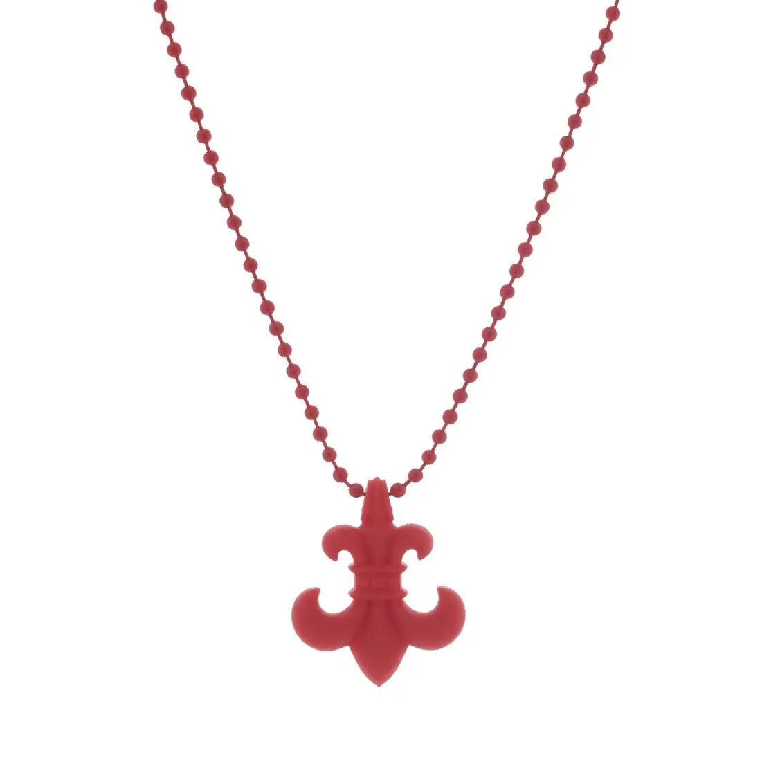 Chrome Hearts Chrome hearts RUBY Bs Fleur pendant + Ball chain