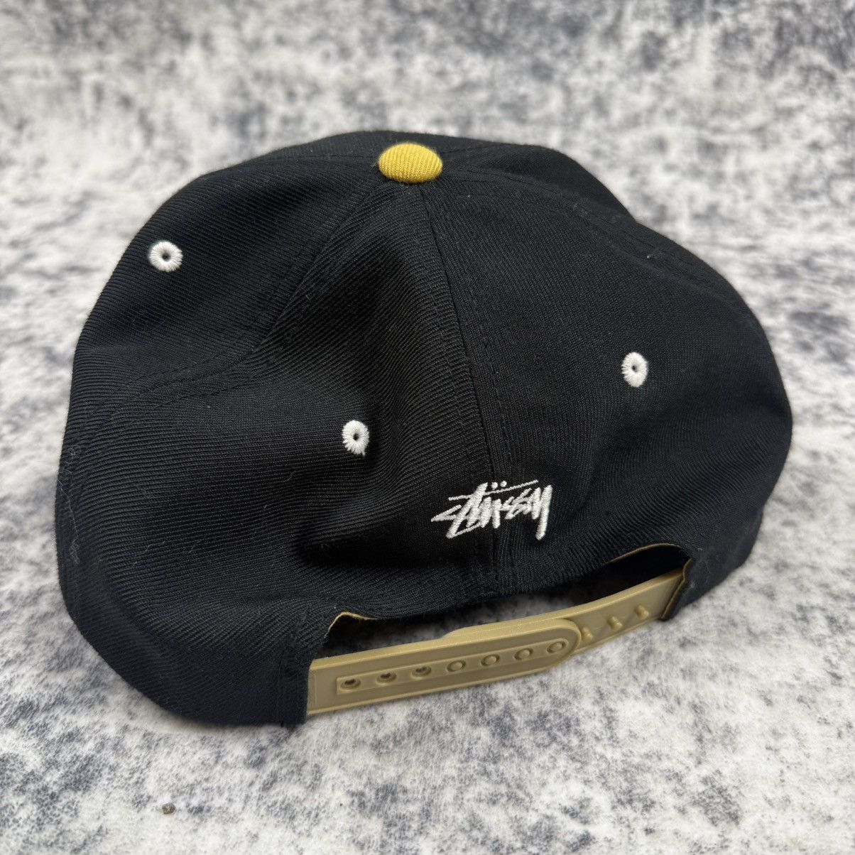 Stussy Stussy Vintage International Baseball ‘Black/Yellow’ Cap Size ONE SIZE - 3 Thumbnail