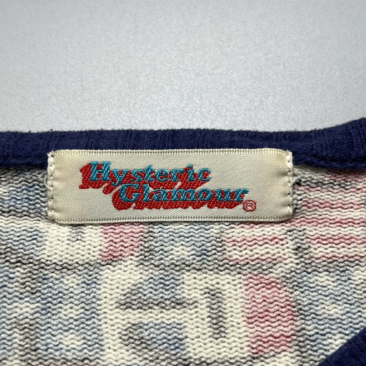 Hysteric Glamour Hysteric Glamour - American Flag Hysteric Script Cardigan Size ONE SIZE - 8 Thumbnail