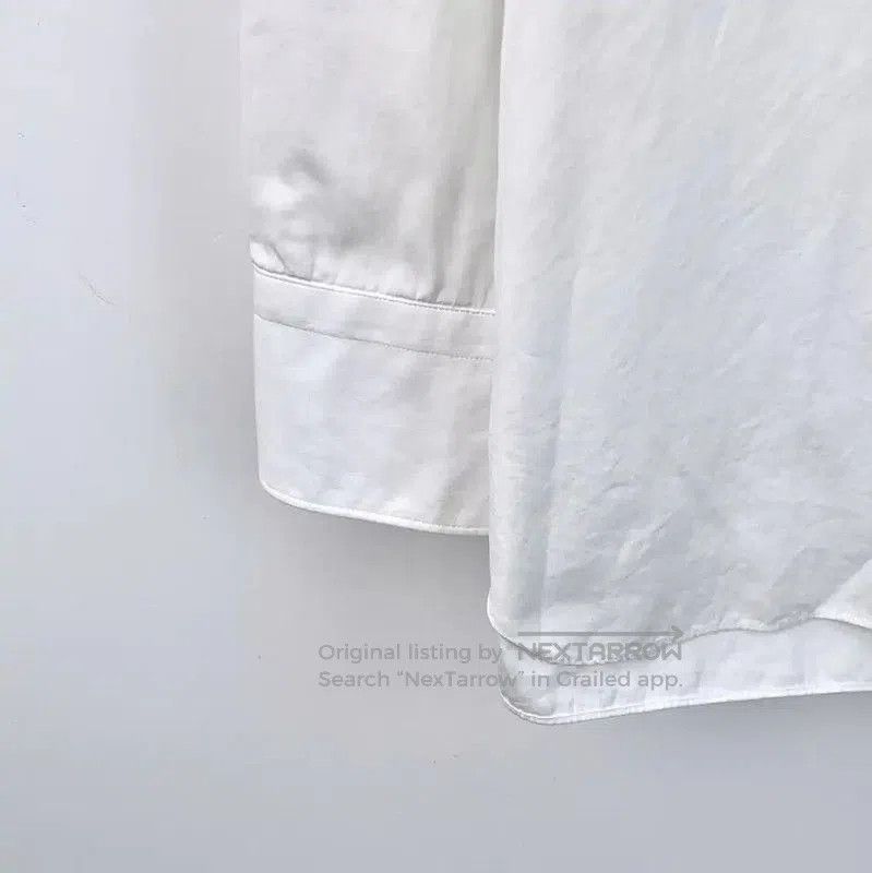 Lanvin Lanvin White Cotton Long Sleeve Shirt . Size US M / EU 48-50 / 2 - 3 Thumbnail