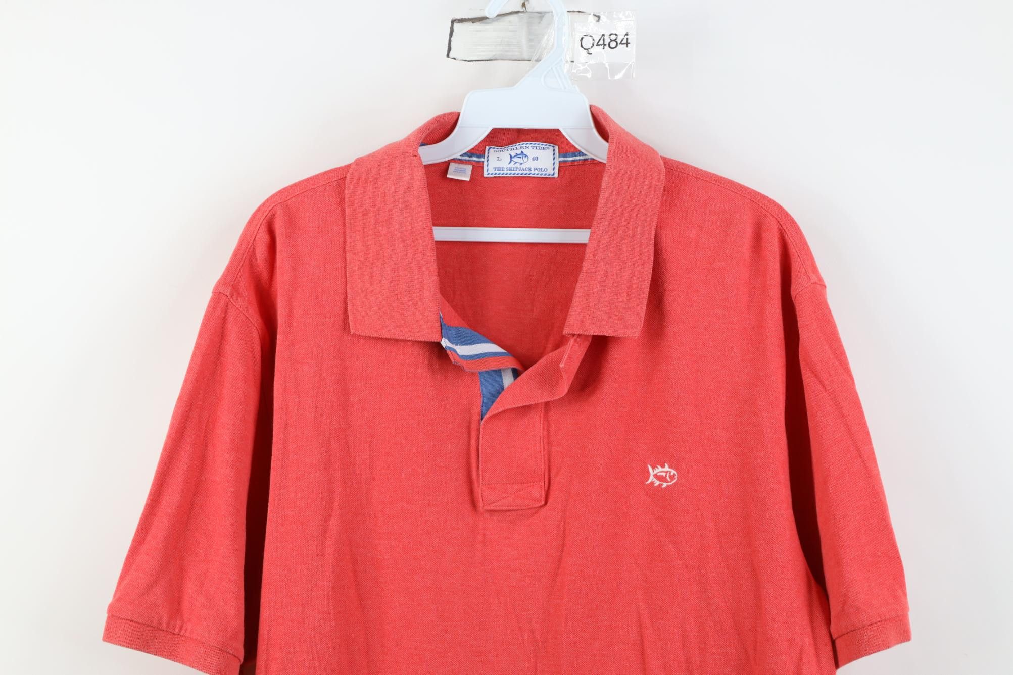 Vintage Southern Tide The Skipjack Polo Knit Golf Polo Shirt Boat Size US L / EU 52-54 / 3 - 2 Thumbnail