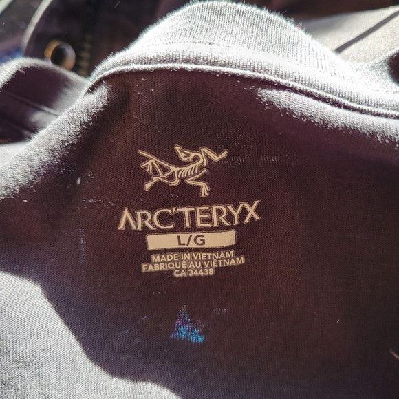 Arc'teryx Arc'teryx Black Short Sleeve Big Logo Tshirt - L Size US L / EU 52-54 / 3 - 8 Thumbnail