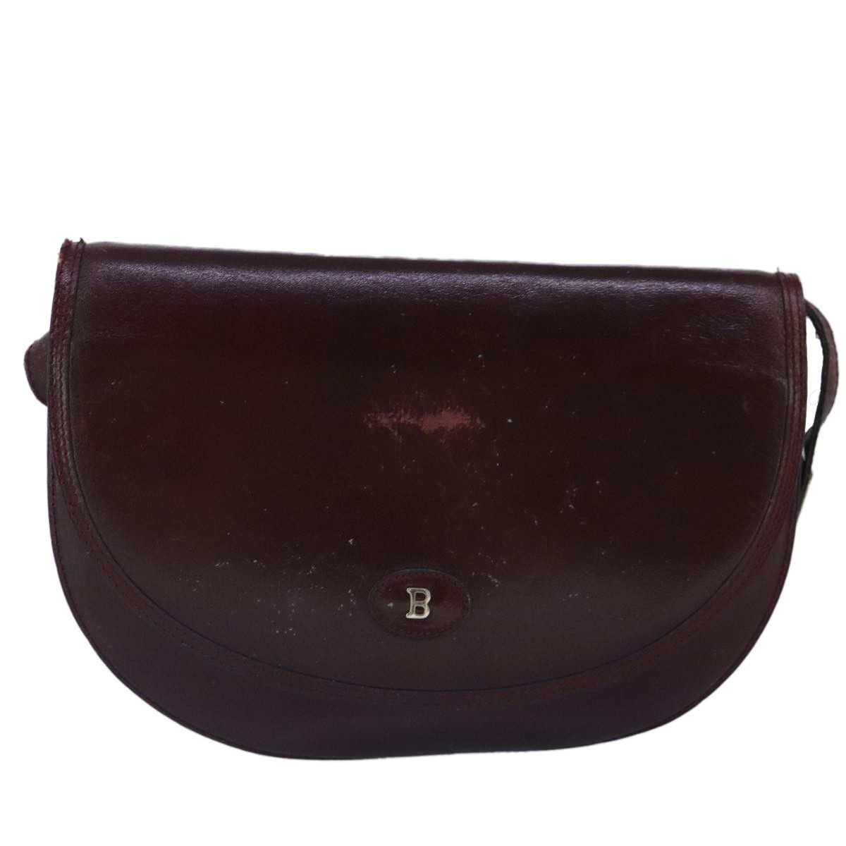 Bally Burgundy Leather Shoulder Bag (Pre-Owned) Size ONE SIZE - 1 Thumbnail