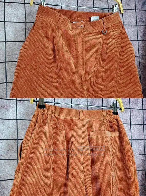Dior Orange Brown Cotton Casual Pants .