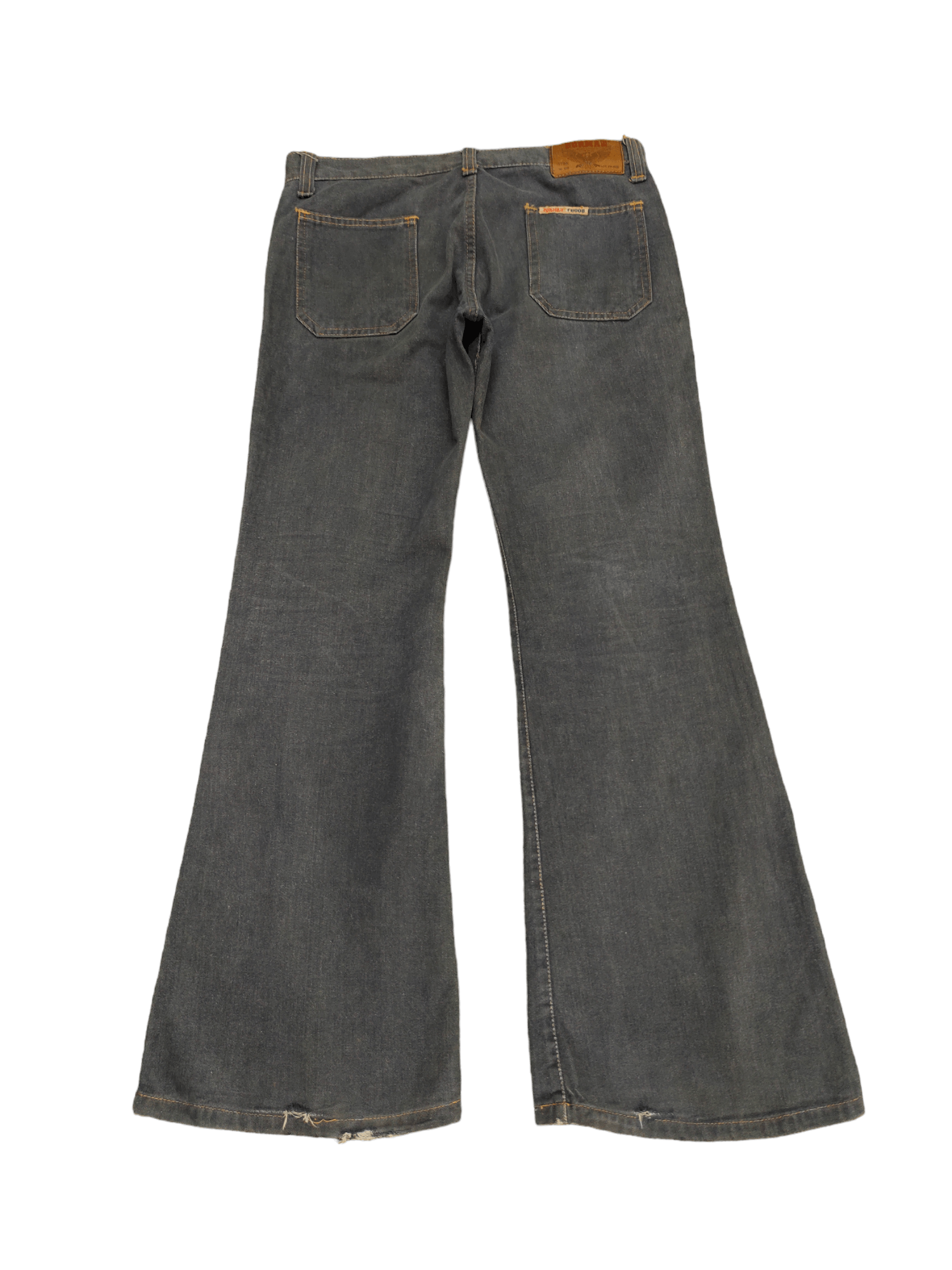 If Six Was Nine Flare Jeans Borman Distress Faded Bootcut Bell Bottom 80s Size US 30 / EU 46 - 11 Thumbnail