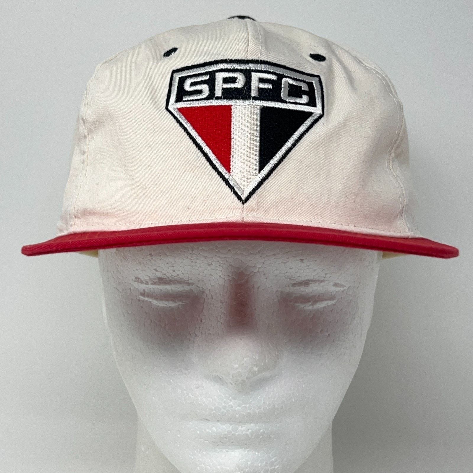 Vintage Vintage SPFC Sao Paulo FC Hat Baseball Cap Brazil White Size ONE SIZE - 2 Thumbnail