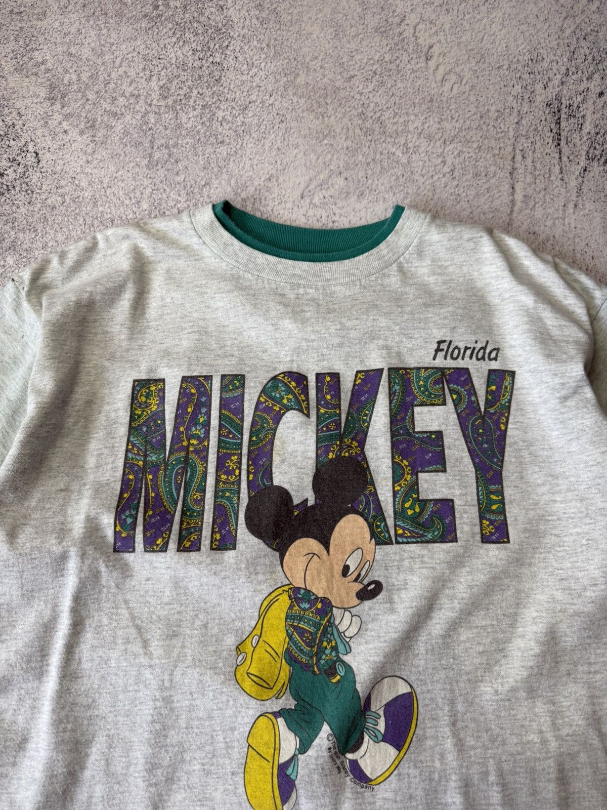 Mickey Mouse Vintage Mickey Mouse Florida T-Shirt 90s Rare Size US XL / EU 56 / 4 - 5 Thumbnail