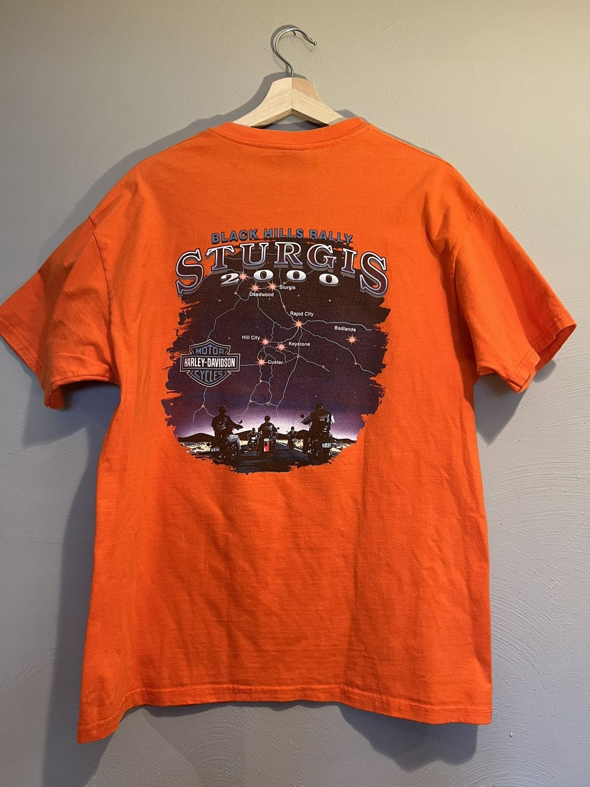 Harley Davidson Harley Davidson 2000 Sturgis Frond and Back Graphic Size US L / EU 52-54 / 3 - 5 Thumbnail