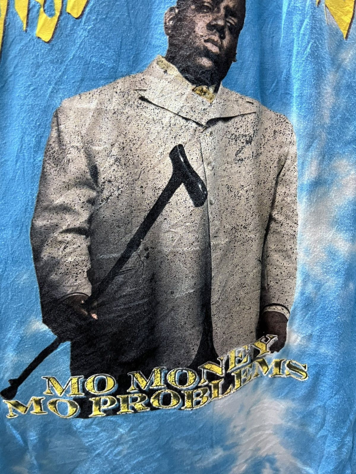 Band Tees The notorious BIG tie dye blue tee Size US M / EU 48-50 / 2 - 4 Thumbnail
