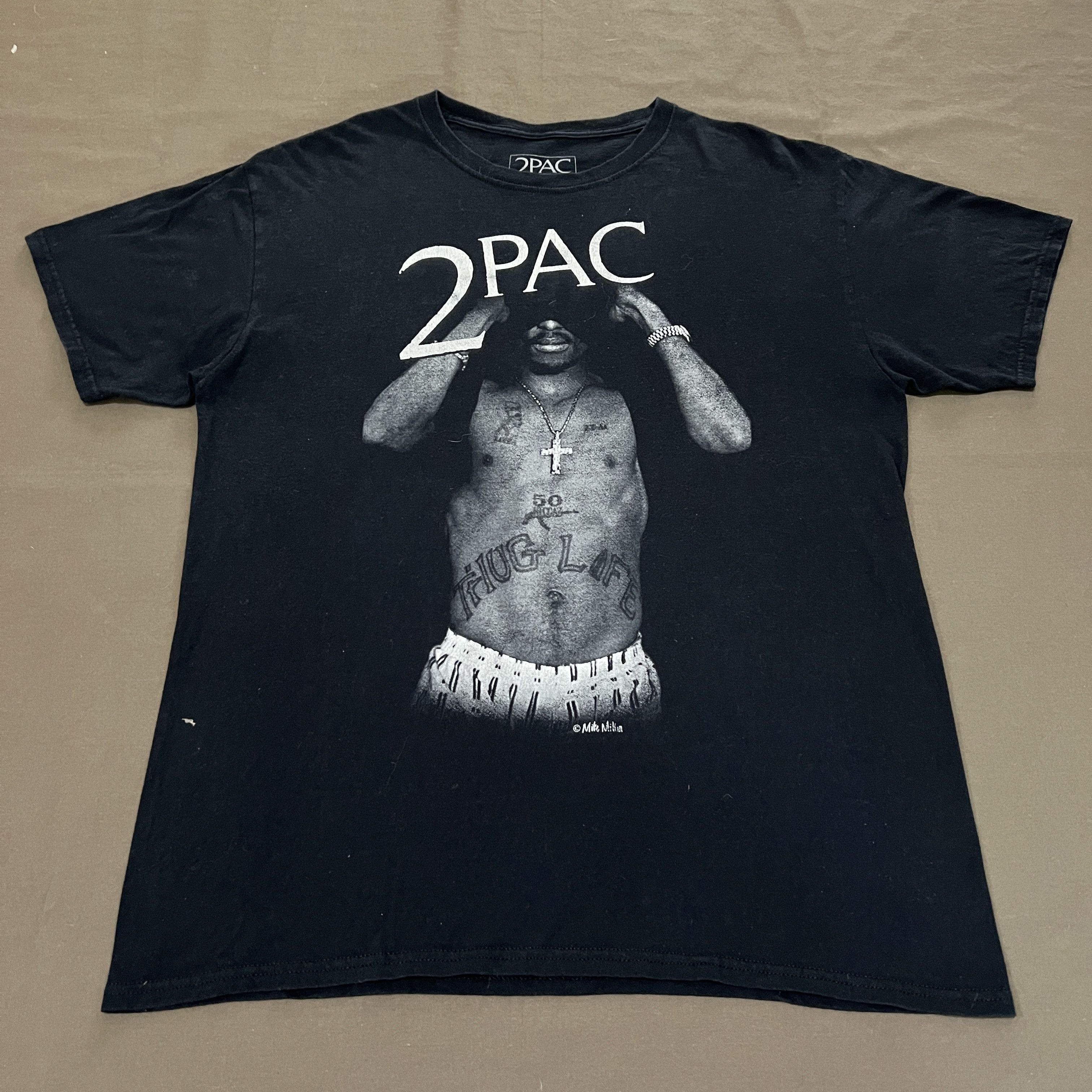 Band Tees × Rap Tees 2017 2pac Tupac Shakur Promo Rap Tee Size US L / EU 52-54 / 3 - 2 Thumbnail
