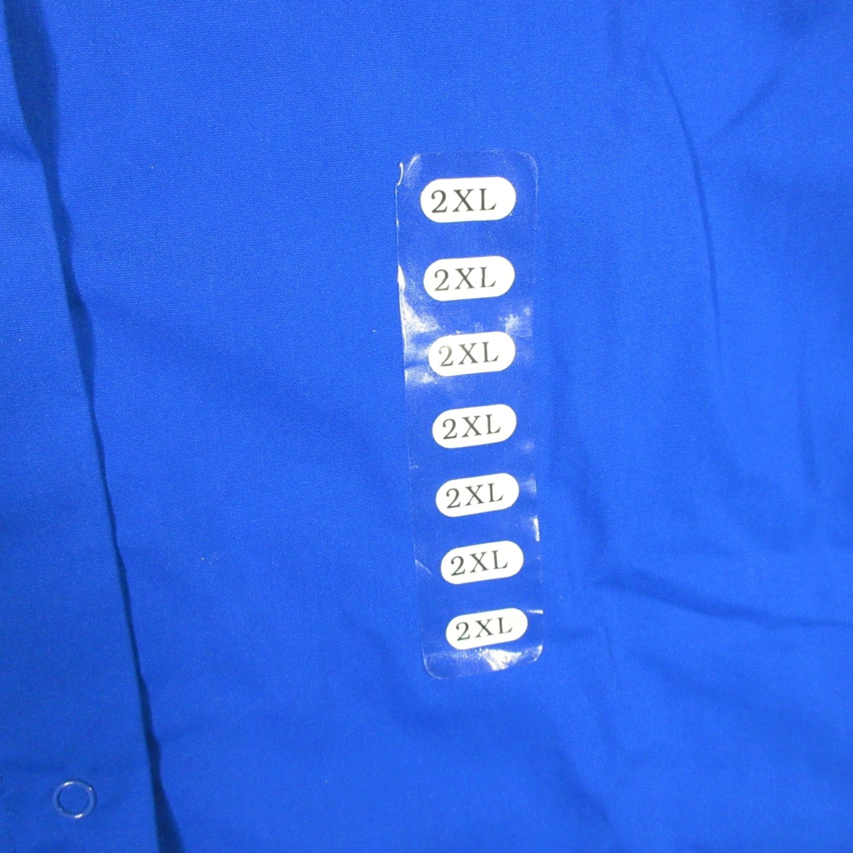 Cherokee VINTAGE Cherokee Snap Front Scub Top Unisex 2XL Royal Blue Long Sleeve Stretch NEW NWT Size US XXL / EU 58 / 5 - 6 Thumbnail