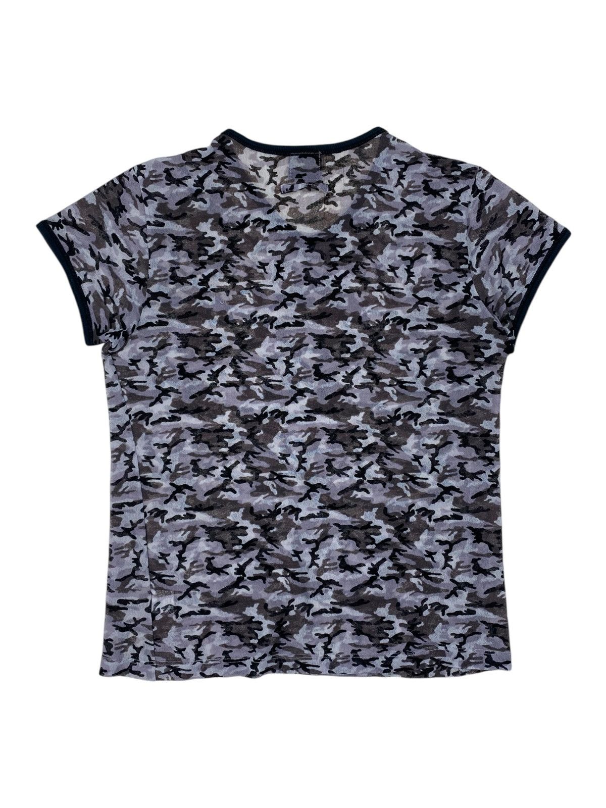 Jean Paul Gaultier Jean Paul Gaultier Camo Mesh Top Size US S / EU 44-46 / 1 - 2 Thumbnail
