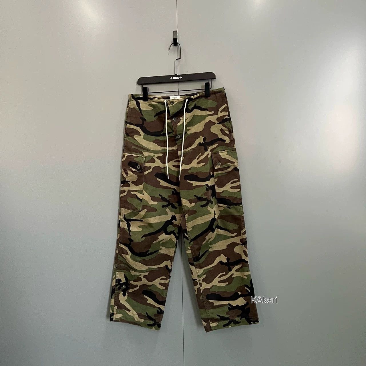 Celine Celine Camouflage Trousers Size US 34 / EU 50 - 1 Thumbnail