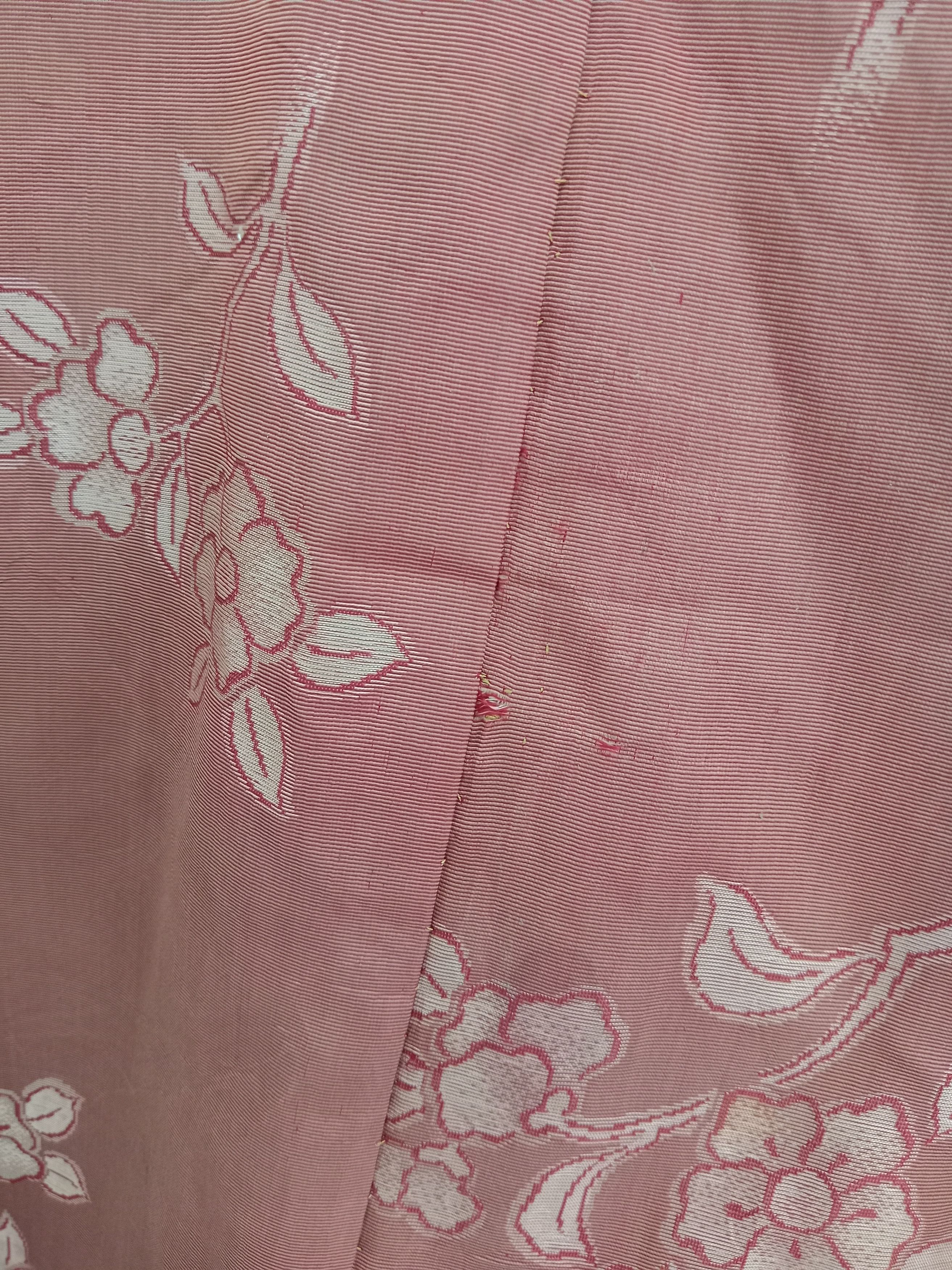 Japanese Brand Vintage Hanten Kimono Flower Motif Warm Wear Jacket Size US XL / EU 56 / 4 - 12 Thumbnail