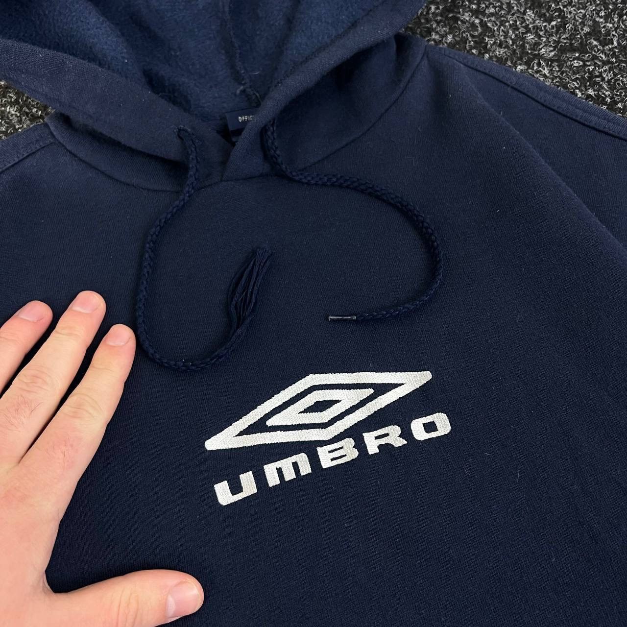 Umbro Umbro Vintage Hoodie 90s Big Embroidered Logo Baggy Fit Size US XS / EU 42 / 0 - 4 Thumbnail