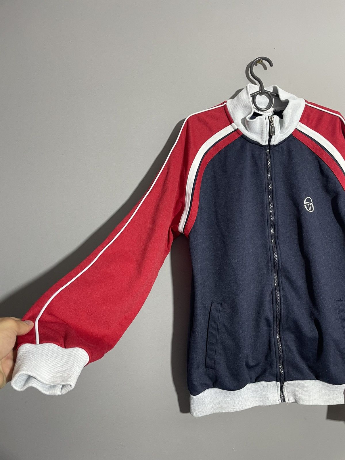 Sergio Tacchini Vintage Sergio Tacchini Track jacket Olympic Jacket size XL Size US XL / EU 56 / 4 - 4 Thumbnail