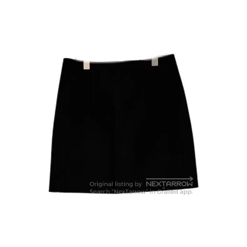Hermes Hermes Black Silver Buckle Skirt Size 26" / US 2 / IT 38 - 2 Thumbnail
