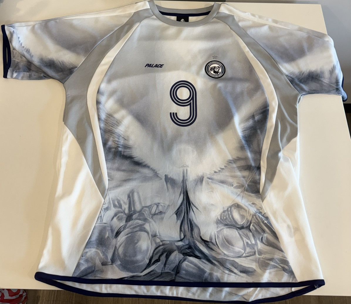 Palace Palace Phantasy Jersey White FW25 (Number 9) Size US L / EU 52-54 / 3 - 1 Thumbnail