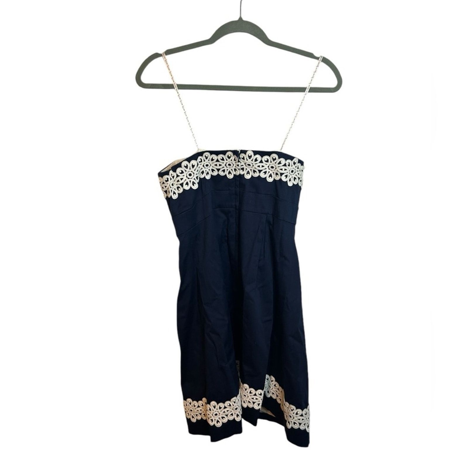 Lilly Pulitzer Lilly Pulitzer Betsey Embroidered Strapless Dress Size S / US 4 / IT 40 - 3 Thumbnail