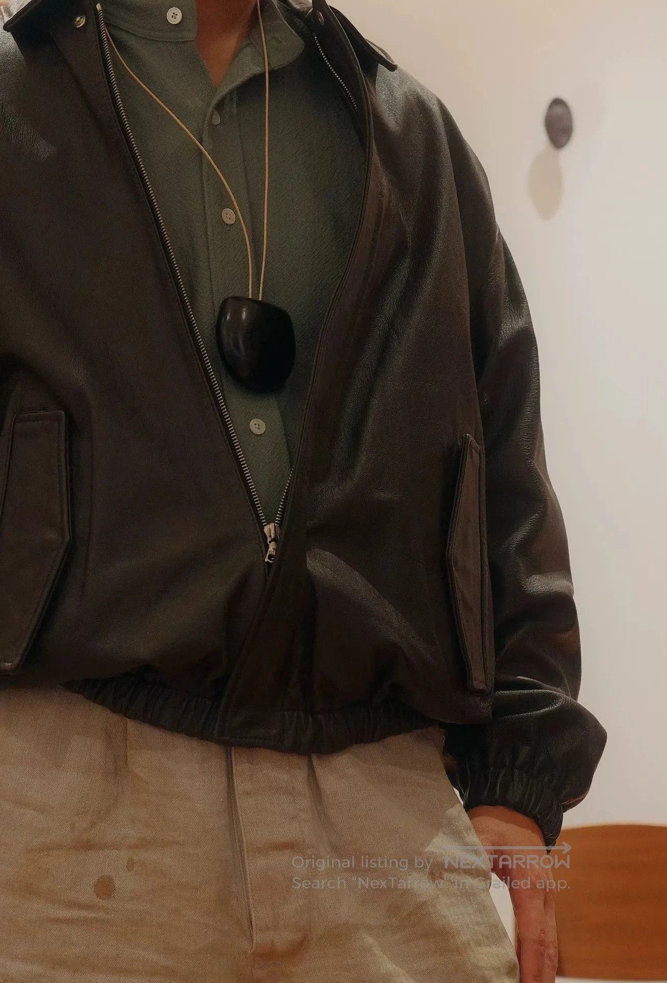 Stein STEIN Brown Leather Jacket. Size US M / EU 48-50 / 2 - 8 Thumbnail