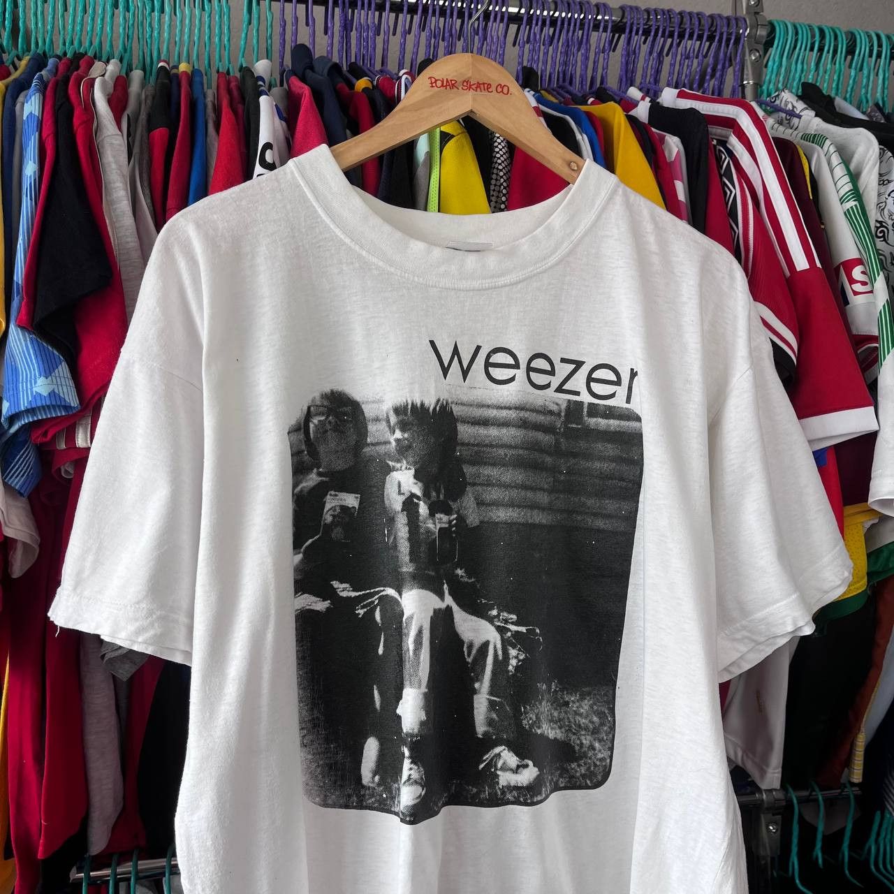 Band Tees Vintage 90s Weezer Band Alternative Punk Rock Music Tshirt Size US XL / EU 56 / 4 - 2 Thumbnail