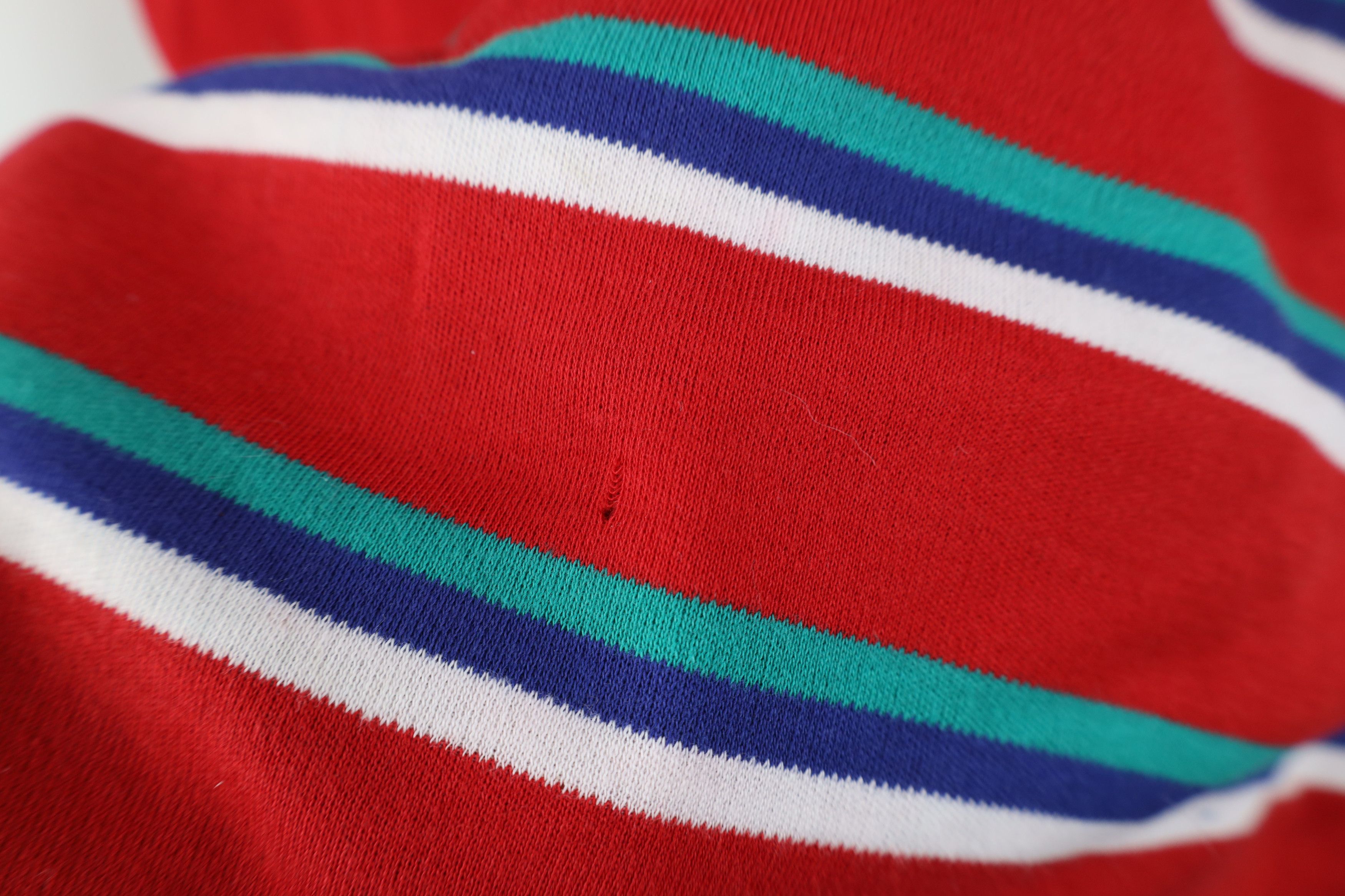 Polo Ralph Lauren Vintage 90s Ralph Lauren Striped Soft Cotton Knit Polo USA Size US M / EU 48-50 / 2 - 8 Thumbnail