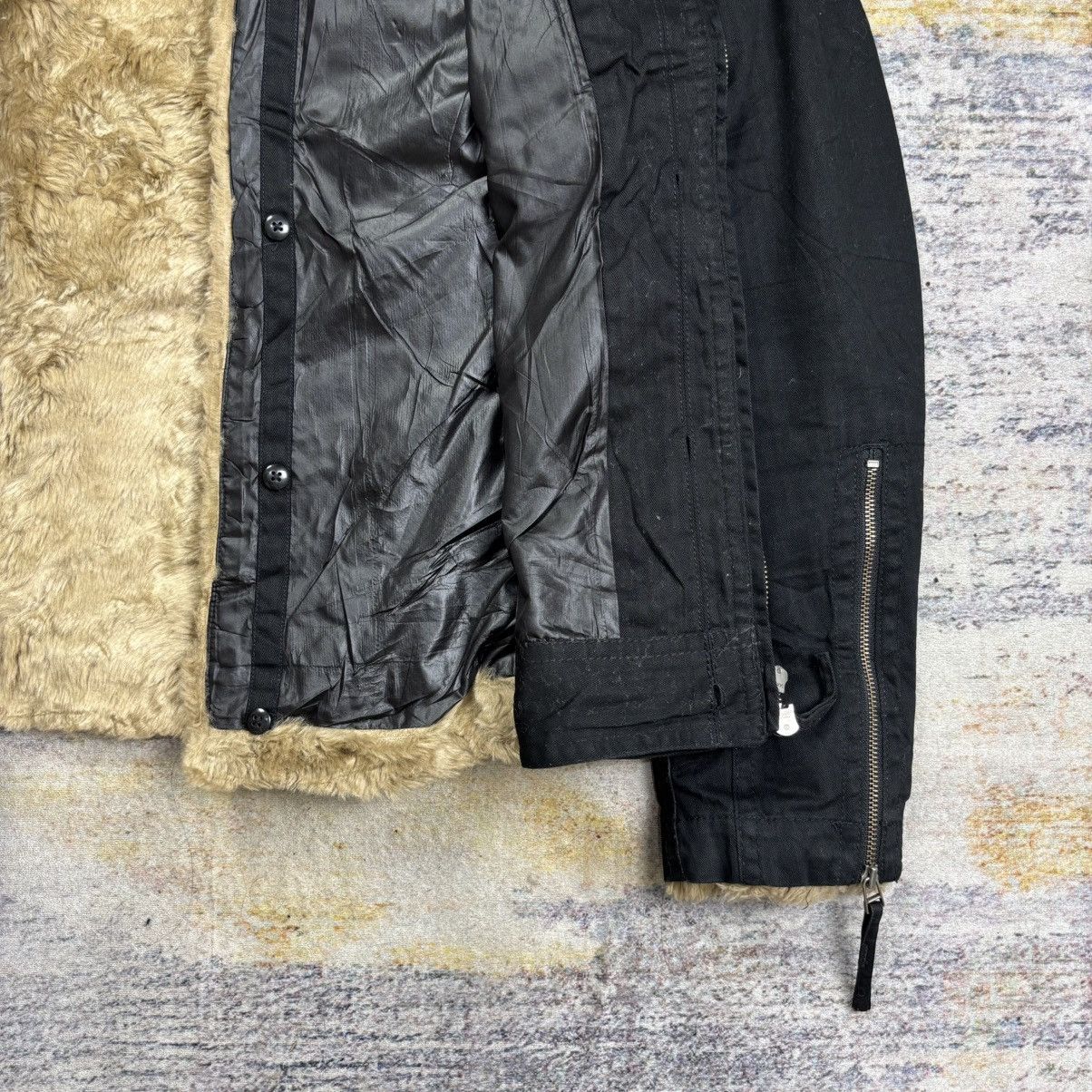 Le Grande Bleu (L.G.B.) Nicole club for men full trim fur interior bikers jacket Size US M / EU 48-50 / 2 - 8 Thumbnail
