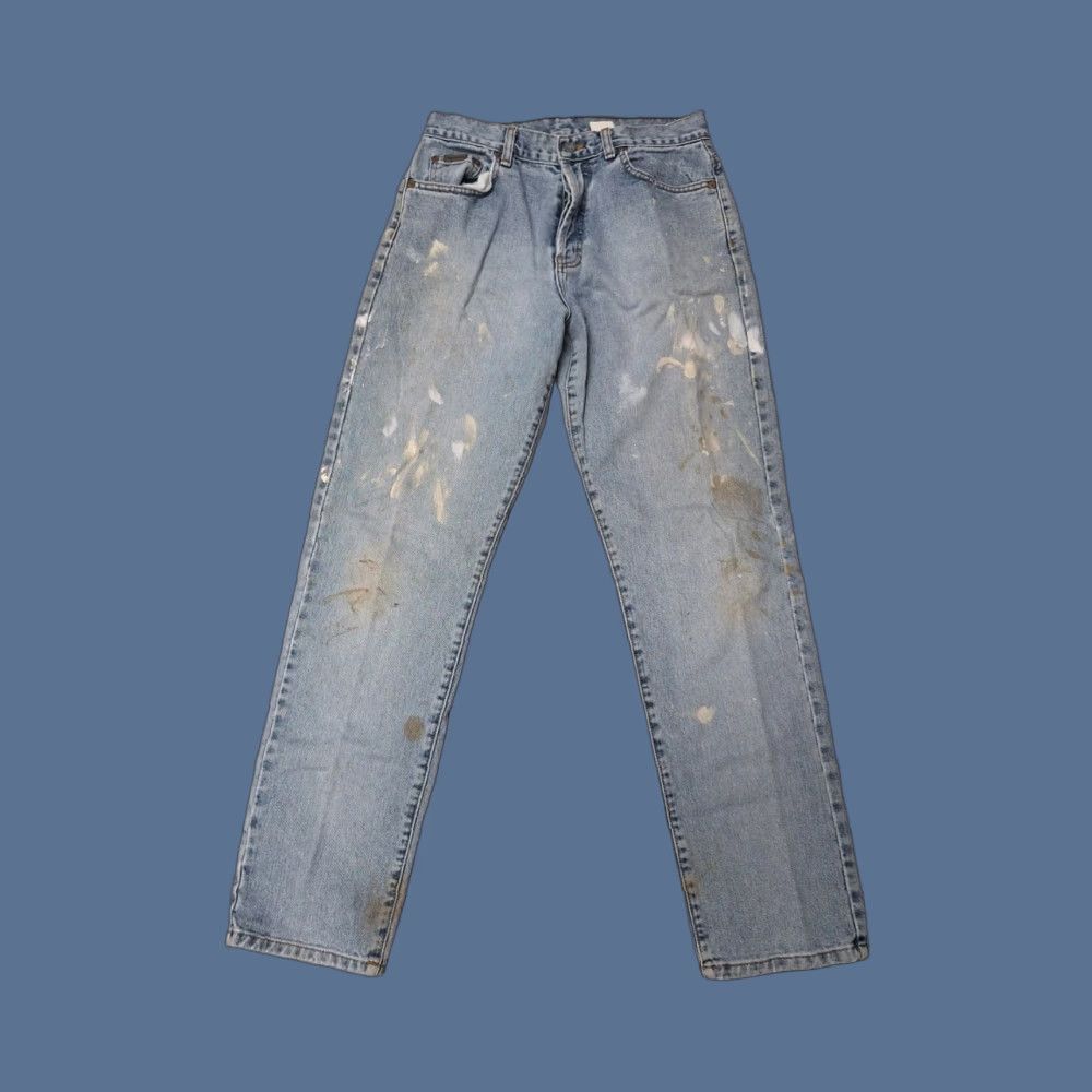 Calvin Klein Calvin Klein Jeans Denim Easy Fit Button Blue 9 Women’s Regular 5-Pocket Straight Jeans Size 30" / US 8 / IT 44 - 1 Thumbnail