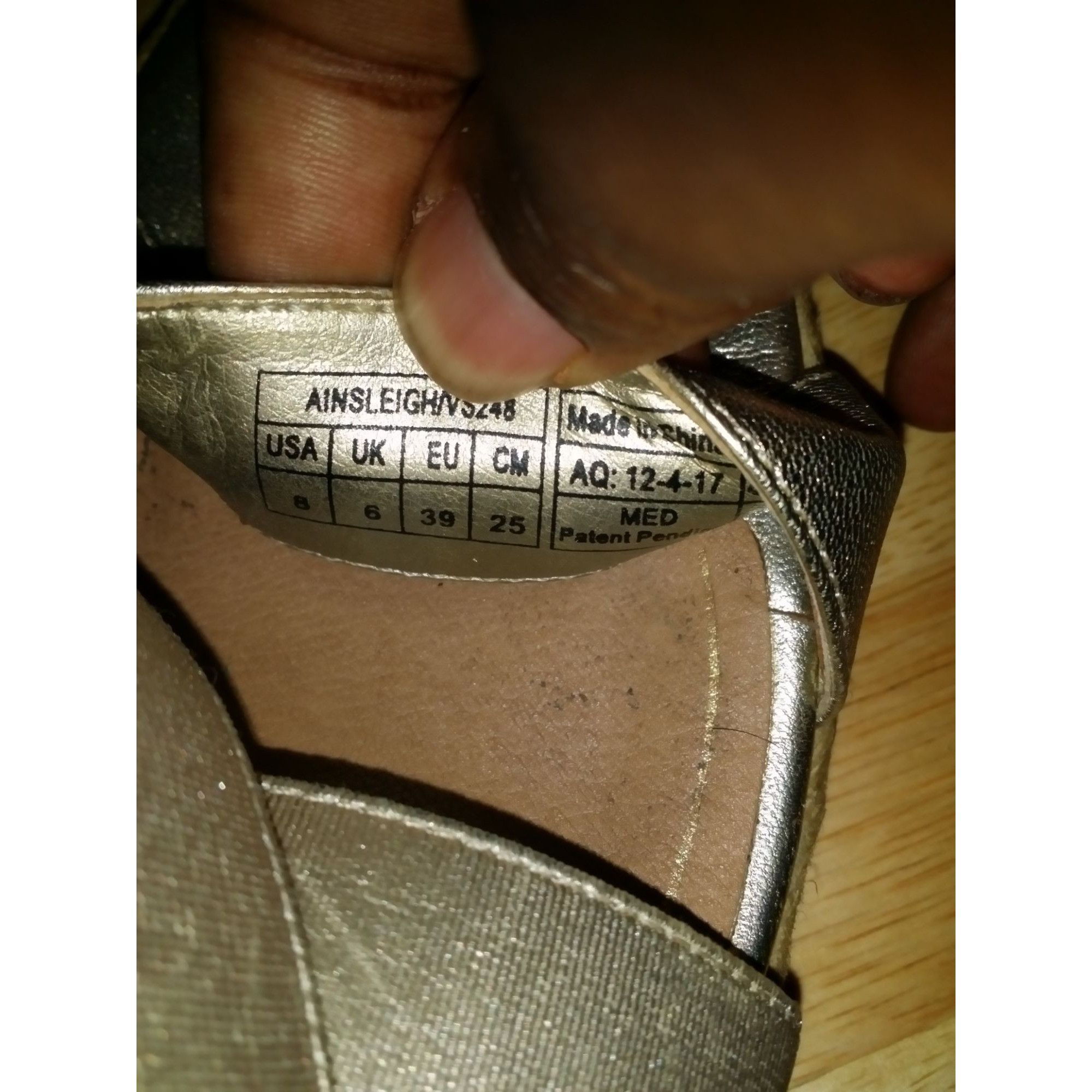 Vionic Vionic Ansleigh Wedges Women Sz 8 Gold Espadrille Strappy Ev Size US 8 / IT 38 - 6 Thumbnail