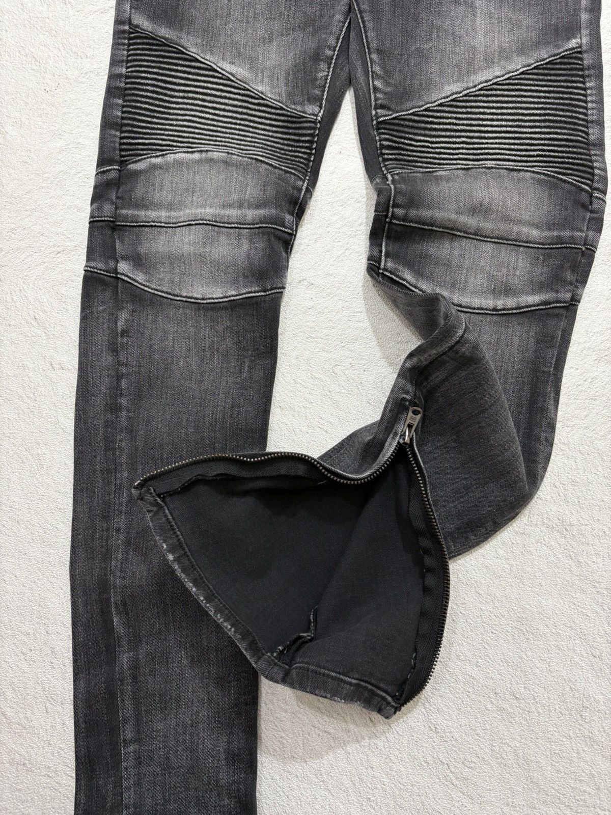 Balmain 2000s MNML Bikers jeans denim pants Size US 31 - 3 Thumbnail