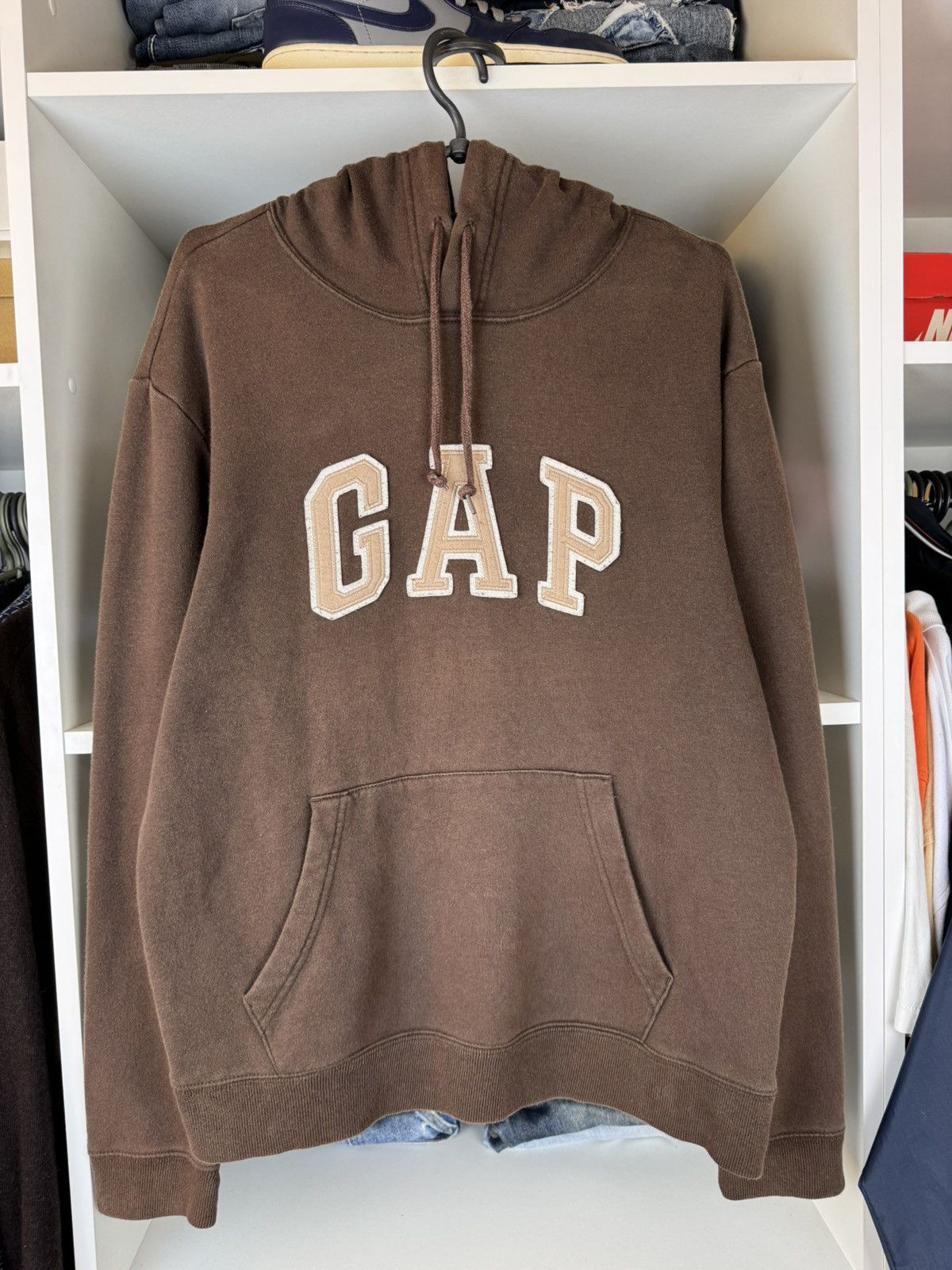 Gap Vintage Gap Brown Hoodie Size US S / EU 44-46 / 1 - 1 Thumbnail