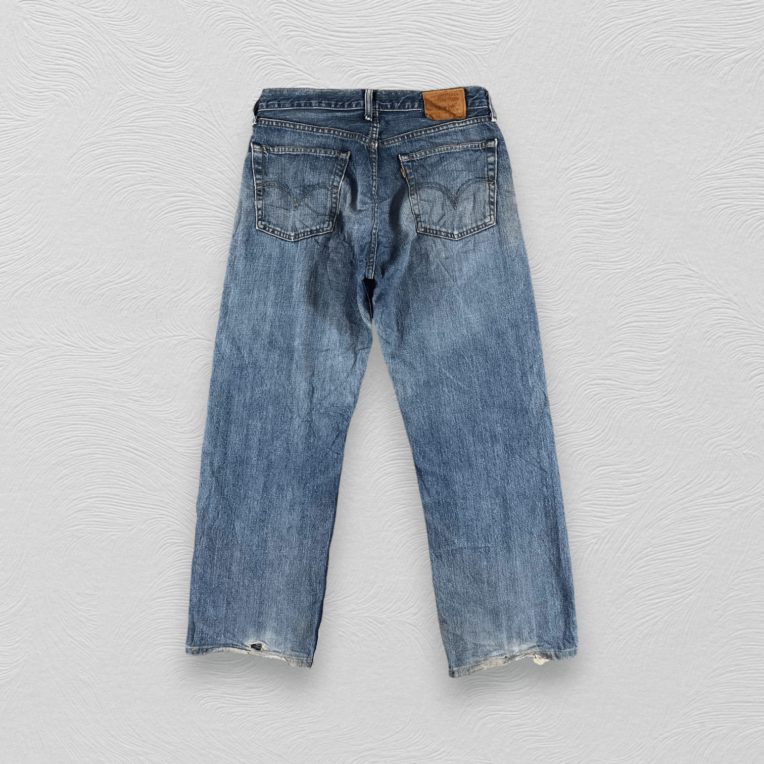 Levi's Vintage Levi's 503 Jeans Distress Faded Blue Denim KJ1457 Size US 31 - 2 Thumbnail