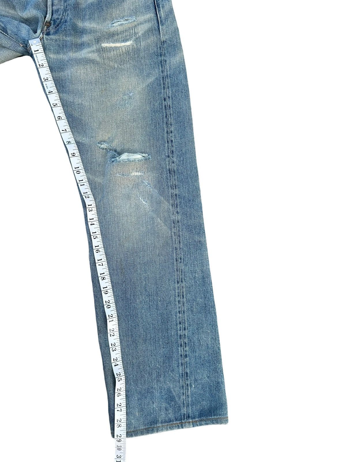 Kapital Vintage Levis Big E Selvedge Buckle Back Thrashed Denim Jean Size US 30 / EU 46 - 24 Thumbnail