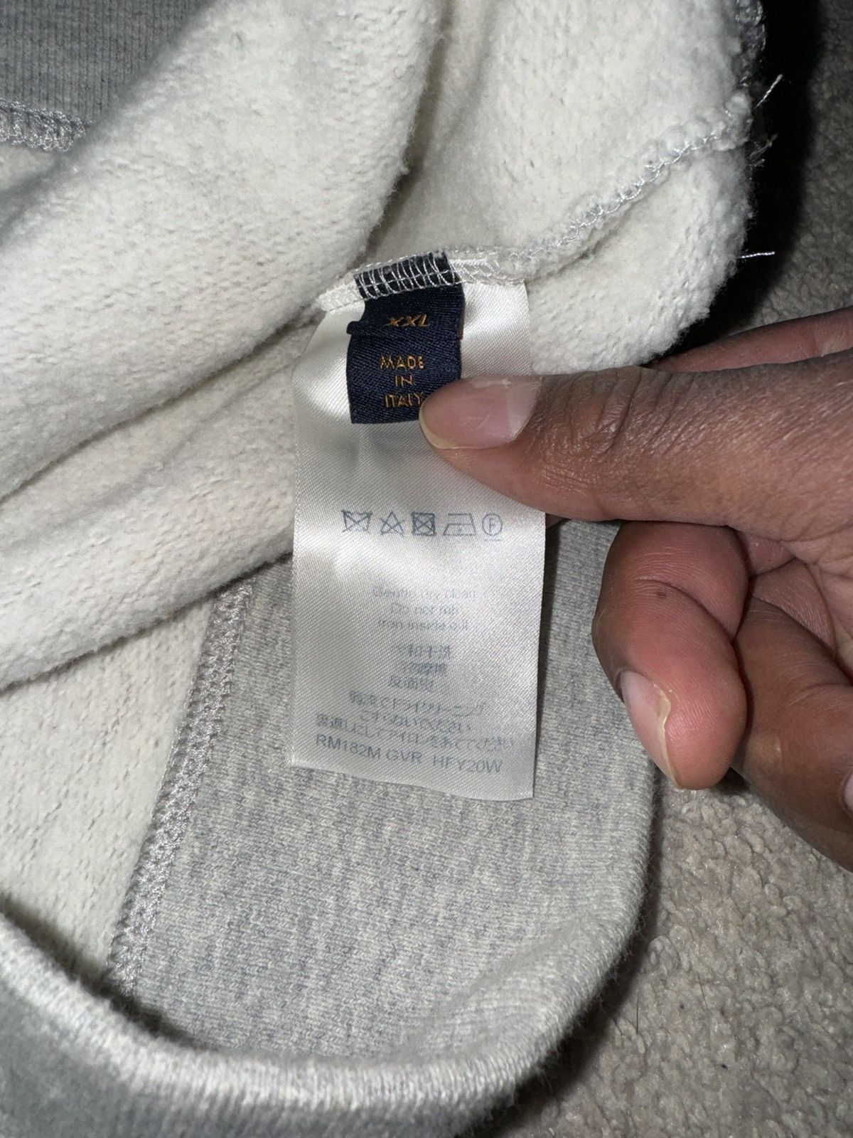 Louis Vuitton upside down logo crewneck