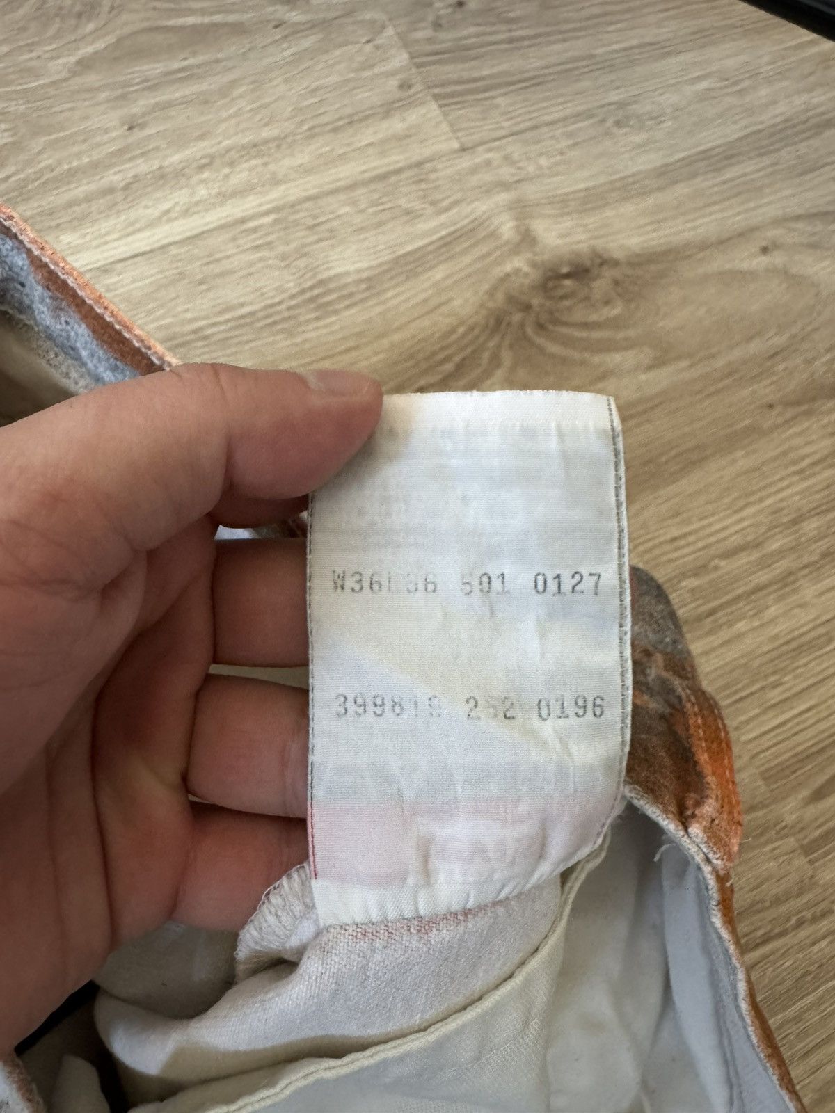 Levi's Vintage Y2K Custom Levi’s 501 Crazy Painted Denim Jeans Size US 36 / EU 52 - 11 Thumbnail
