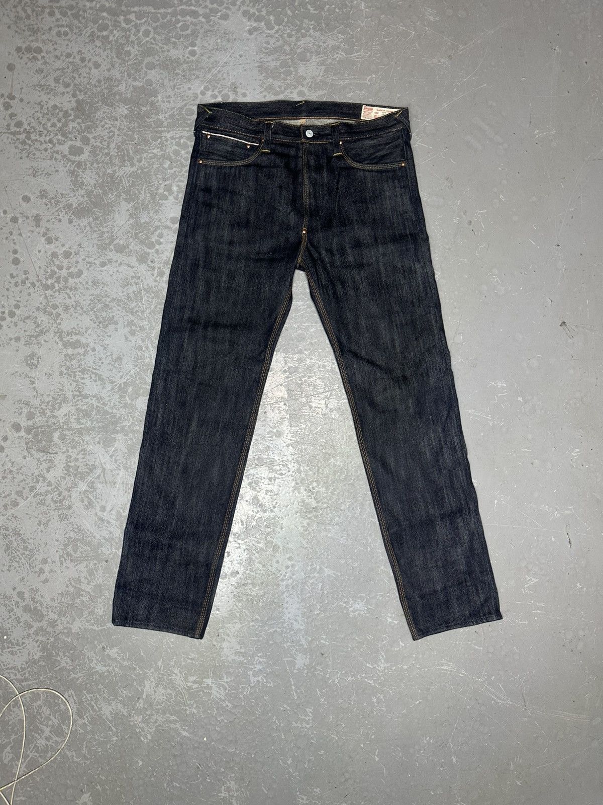 Evisu Seagull Print Pockets Regular Fit Jeans Size US 33 - 1 Thumbnail