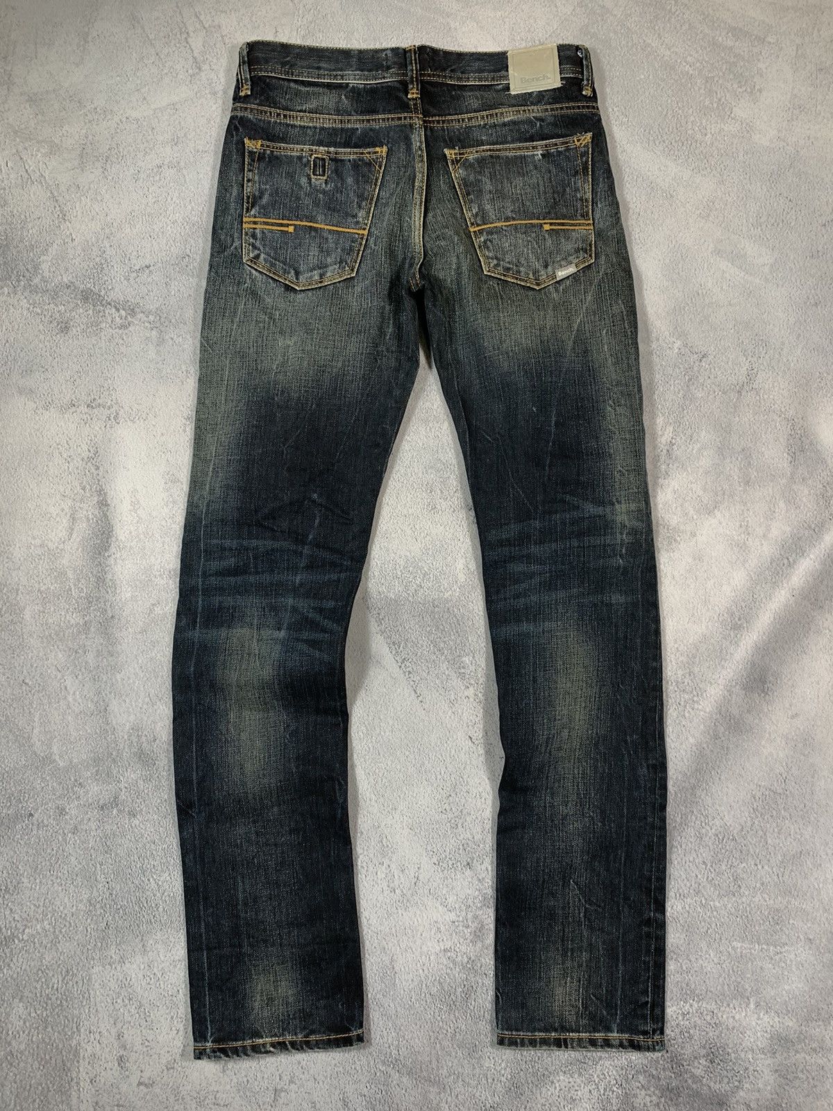 Japanese Brand × Vintage Vintage Y2K Japanese faded Bench denim jeans streetwear 30 Size US 30 / EU 46 - 1 Thumbnail