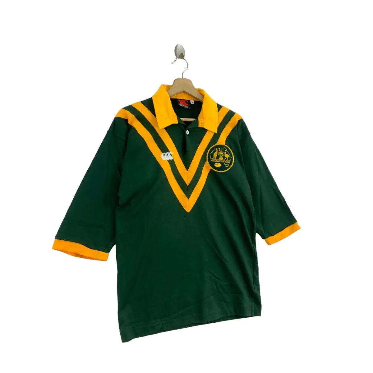Canterbury of New Zealand Vintage 90’ CANTERBURY THE WALLABIES Rugby Union Jersey Size US M / EU 48-50 / 2 - 4 Thumbnail