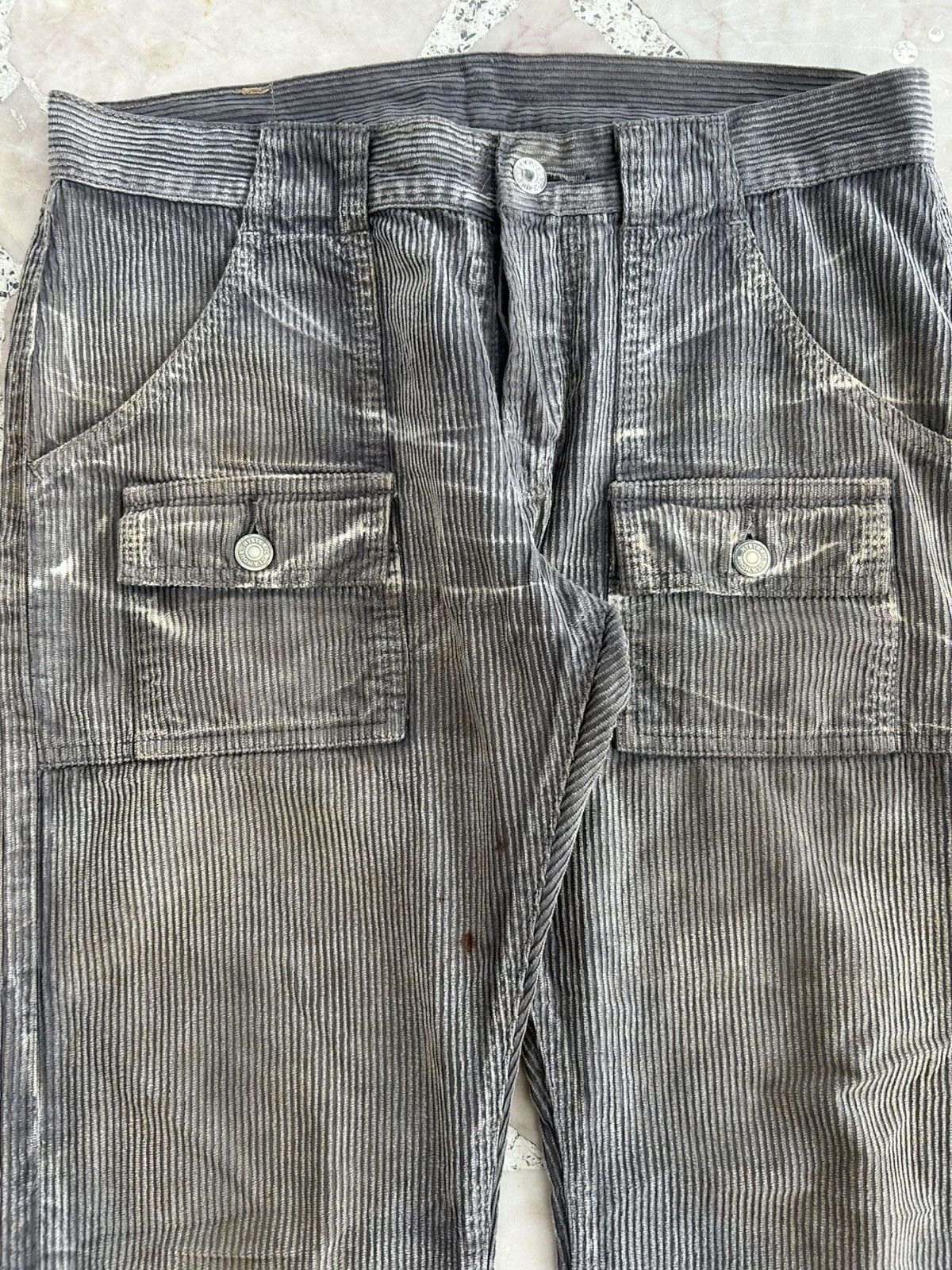 Hysteric Glamour Hysterics Japan Corduroy Gray Pants Size US 32 / EU 48 - 3 Thumbnail