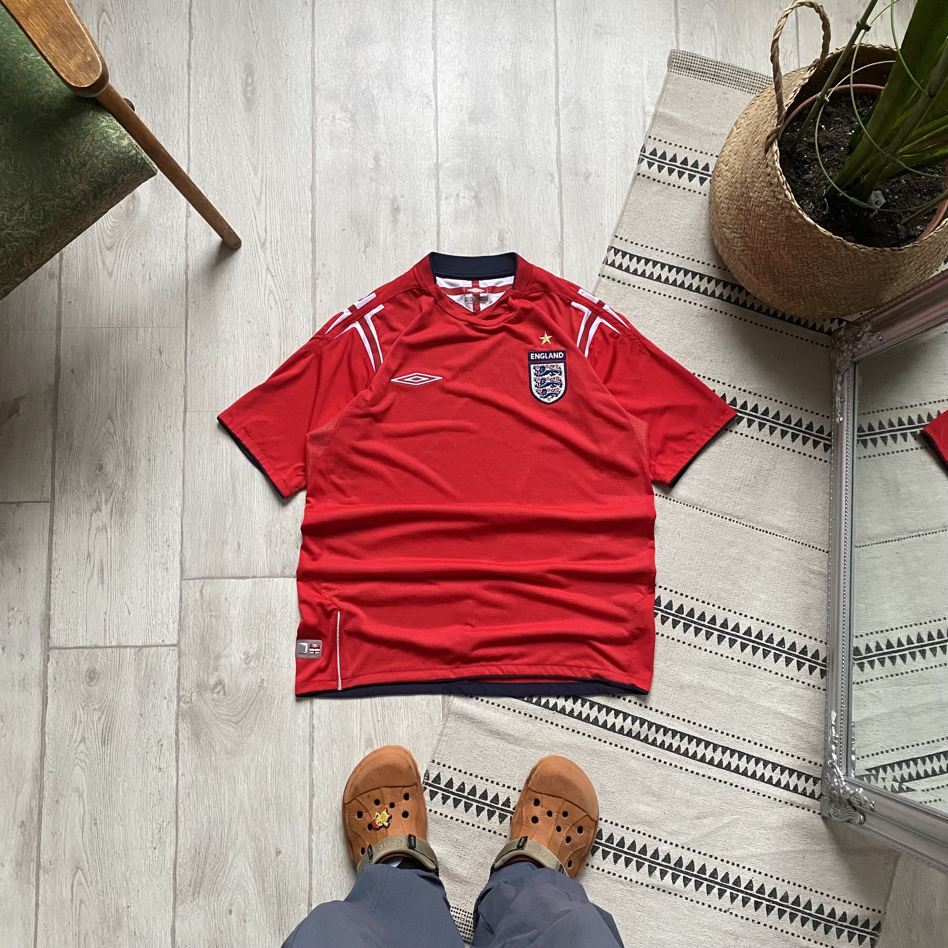 Umbro ⚽️ Blockore Vintage Umbro England Soccer jersey 2004 Size US M / EU 48-50 / 2 - 1 Thumbnail