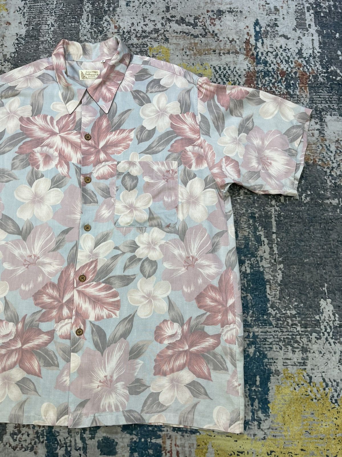 Sun Surf Vtg Sudbury Style Aloha Print Island Rayon Hawaii Shirt Size US M / EU 48-50 / 2 - 6 Thumbnail