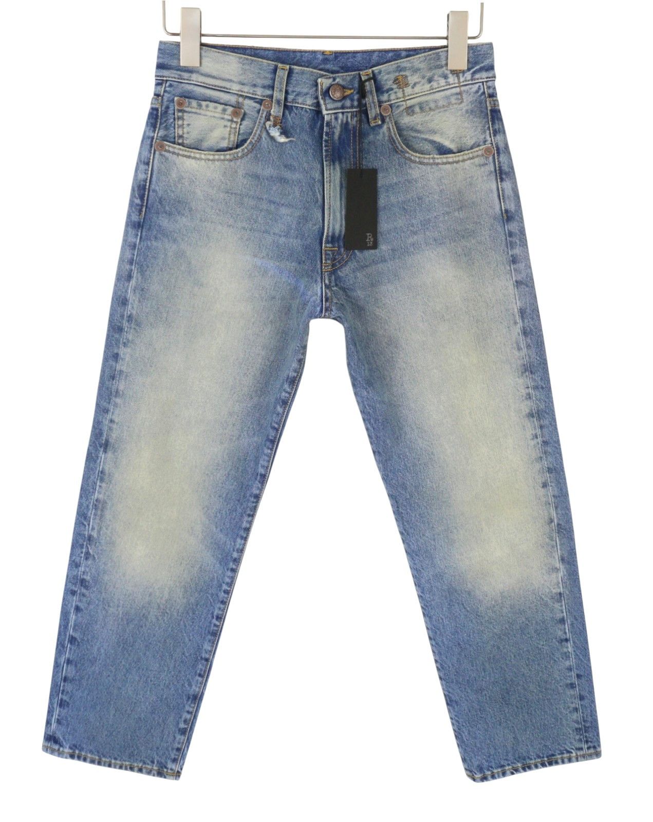 R13 BOYFRIEND 24 Jasper Cropped Blue Jeans 90045 Size 24" / US 00 / IT 34 - 2 Thumbnail